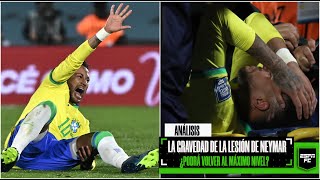 TERRIBLE LESIÓN DE NEYMAR compromete el futuro de su carrera con la selección y su club  ESPN FC [upl. by Symons]