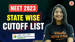 State Wise Cutoff List For NEET 2023  Expected Cutoff amp Safe Score For Government Medical College [upl. by Aisilef]