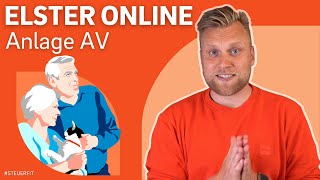 Anlage AV in ELSTER online  ELSTER online Tutorial zur Steuererklärung 2022 [upl. by Mcmahon]