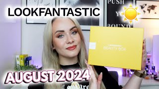 SNEAK PEEK LOOKFANTASTIC BEAUTY BOX AUGUST 2024 UNBOXING ☀️ MISS BOUX [upl. by Flannery]