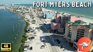 Fort Myers Beach  Bowditch Point Aerial View [upl. by Burkhard]