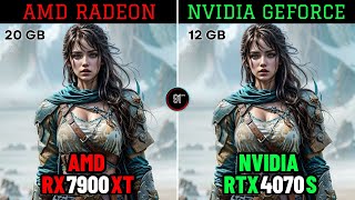 AMD vs NVIDIA RX 7900 XT vs RTX 4070 Ti Super FaceOff [upl. by Illil]