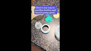 Sterilizing Bottles and Breast Pump Parts [upl. by Oiramed]