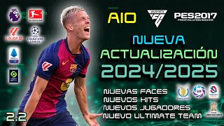 💥Actualiza tu Pes 2017 a FC24 AL MÁXIMO  Nueva Versión 2025  TUTORIAL  Pes 2017 to FC24 22 [upl. by Reba]