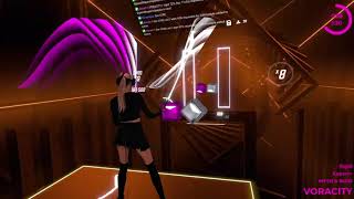 MYTH amp ROID Overlord Season 3 OP  VORACITY  Beat Saber Expert  Mixed Reality  Twitch [upl. by Narhem]