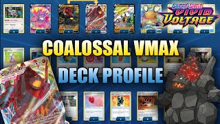 COALOSSAL VMAX DECK IS SUPER TANKY  Vivid Voltage Pokemon TCG [upl. by Aknaib]