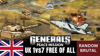 UK 1vs7 Free of All  GENERALS PEACE MISSION  Britishers are smart investors  291024 [upl. by Nageem741]