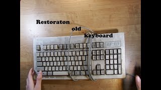 Restoration old keyboard Chicony KB5911 old hardware [upl. by Ydak]