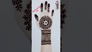 Heart shape mehndi design mehndi highlights mehndi mehandi supriya mehndidesign ytshorts new [upl. by Elana]