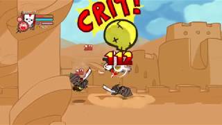 Castle Crashers Insane Mode Bear 14 Sand Castle Roof [upl. by Nary235]