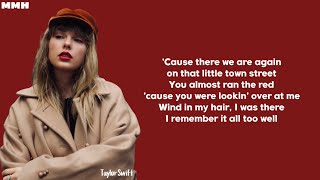 Taylor Swift  All Too Well 10 Minute Version Taylors Version From The Vault Lyrics [upl. by Acisej841]