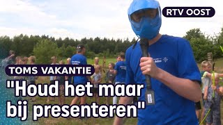 Werken op de camping beschoten door kids met pijl en boog  RTV Oost [upl. by Dacie]