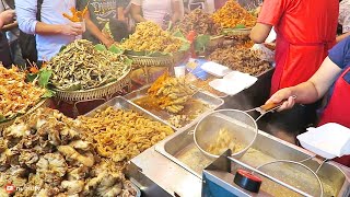 Philippines Street Food in Manila Chinatown Walk  MASSIVE Street Food in Binondo Manila [upl. by Finnegan]