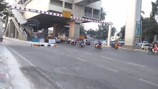 Entering Tarnaka Station of Hyderabad Metro Rail [upl. by Abbub]