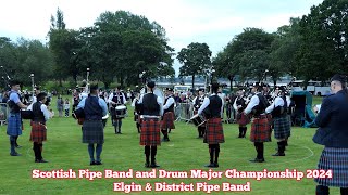 Elgin amp District Pipe Band  Scottish Championship 2024 [upl. by Ner]