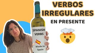 Los verbos irregulares en presente del español son como una botella de vino 🍷 [upl. by Okiruy]