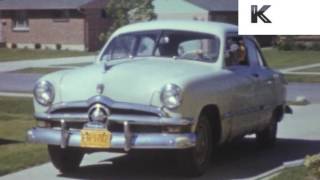 1950s USA Suburban Life Cars American Dream Home Movies [upl. by Ahcsat617]