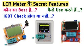 LCR ESR Meter How to Use  Multi Function Tester T4 TC1 amp GM328 [upl. by Ariaj116]