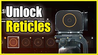 How to Unlock Reticles amp Optics in COD Vanguard amp Warzone Fast Tutorial [upl. by Thomsen]