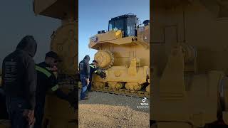 Shipping a CAT D11 Dozer… heavyequipment caterpillarequipment dozer heavyhaul work catd11t [upl. by Neggem102]