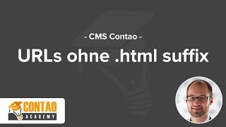 Contao 35  URLs ohne html suffix [upl. by Saied]