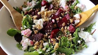 Roasted Beet Salad with Walnuts amp Feta [upl. by Wash187]