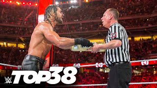 38 greatest WrestleMania moments of all time WWE Top 10 Special Edition March 27 2022 [upl. by Myriam293]