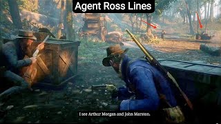 Agent Ross Hidden Lines If You Dont Shoot At the Pinkertons in The Last Mission [upl. by Carper433]