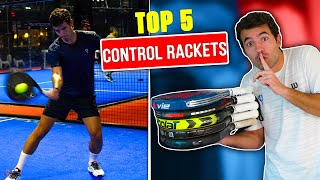 TOP 5 BEST CONTROL PADEL RACKETS 2023 BLACK FRIDAY  the4Set [upl. by Aspia]