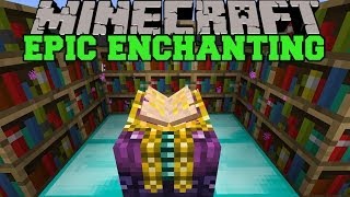 Minecraft EPIC ENCHANTING MOD BETTER ENCHANTMENTS CHOOSE ENCHANTS Mod Showcase [upl. by Ihp742]