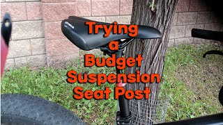 First Time Trying a Budget Suspension Seat Post [upl. by Lashoh]