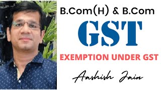 Exemptions under GST  Part  2 [upl. by Ymma]