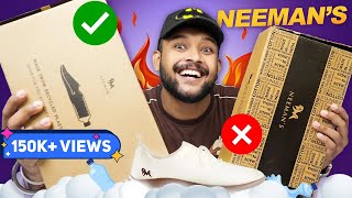 UNBOXING Neemans ShoesSneakers Review 2023  Worth it  ONE CHANCE [upl. by Garrick]