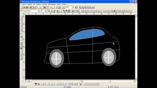 Micrografx windows draw dibujando un auto [upl. by Nawed978]