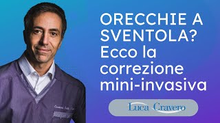 ORECCHIE A SVENTOLA Ecco la correzione miniinvasiva [upl. by Trovillion954]