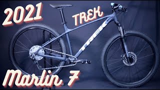 2021 Trek Marlin 7  Bicycle features [upl. by Ariella]