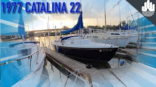 Catalina 22 Sailboat Tour amp Boat Cost [upl. by Anelegna46]