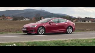 Tesla Model S P100D 0100 kmh [upl. by Llig]