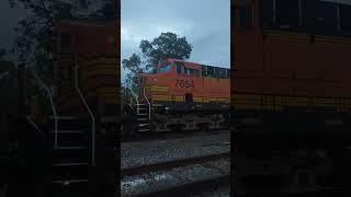 bnsf TPLGAT 5153 leading bnsf ES44DC 6962 leading bnsf C44 DAsH 9 cw 7654 at galvtx sub railfan [upl. by Orran]