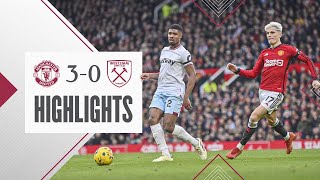 Manchester United 30 West Ham  Premier League Highlights [upl. by Htebyram]