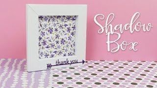 Come creare una Shadow Box di ogni misura  DIY Shadow Box Paper Frame [upl. by Oremo]