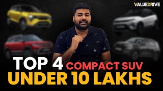 Top 4 Compact SUV Under 10 Lakhs in India [upl. by Krishnah]