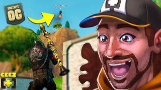 Rocket Riding on OG Fortnite w CaMiLLs [upl. by Lyell]