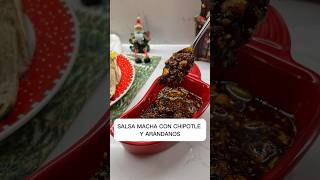 De mis salsas machas favoritas Con un toque de arándano y chipotle Picosita y deliciosa receta [upl. by Simonne]