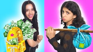 شفا أخت غنية ضد أخت فقيرة  Rich sister vs poor Sister [upl. by Gipps]