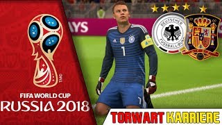 Ist das der Blick ins FINALE  😱  WM 2018  Manuel Neuer Spielerkarriere  Fifa 18 [upl. by Lash]