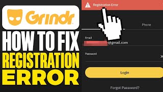 How To Fix Grindr Registration Error 2024 [upl. by Eecyal]