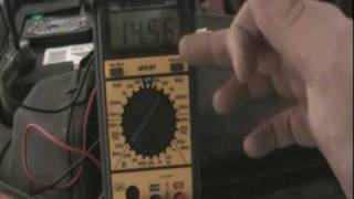 How to test your vehicles alternator using a multimeter [upl. by Calida]