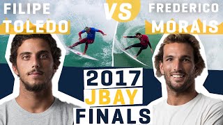 Filipe Toledo Battles Frederico Morais 2017 JBAY Finals FULL HEAT REPLAY  WSL REWIND [upl. by Zielsdorf909]