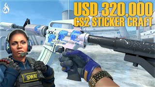 USD 320000 Sticker Craft 4 Katowice 2014 Titan Holos M4A1S Printstream 💸💸💸 CS2 Showcase [upl. by Awuhsoj]